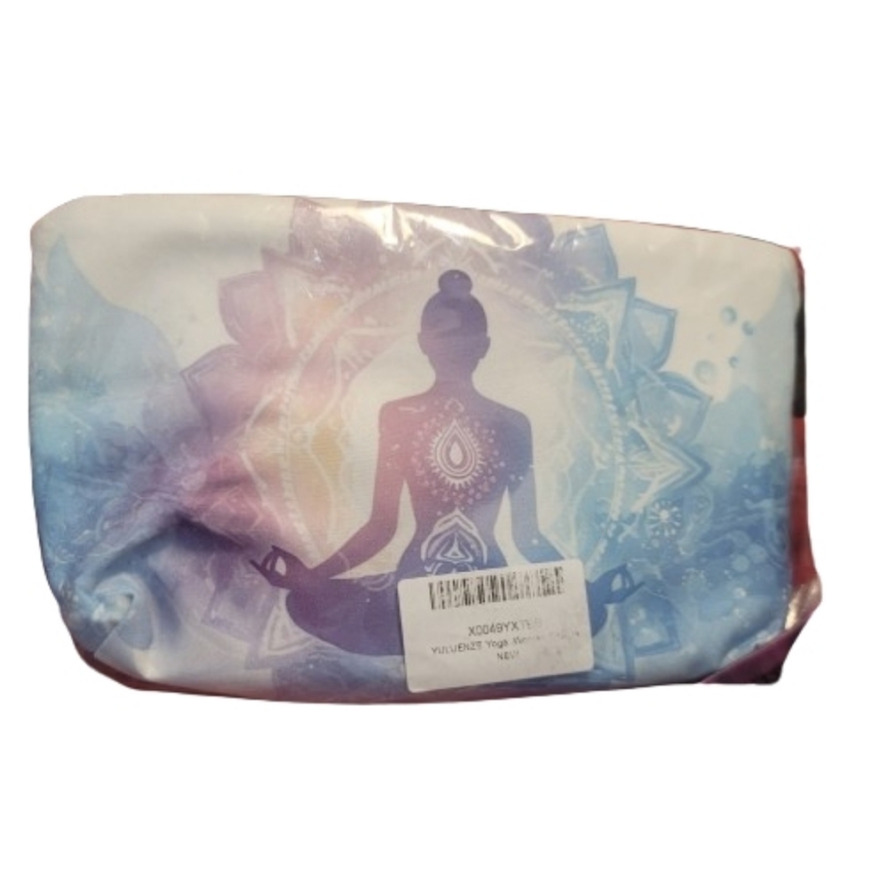 Yoga Makeup bag Stylish Mandala Present for Women Meditative Silhouette Pouch